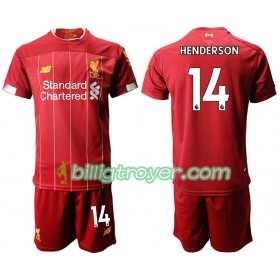 Billige Fotballdrakter Liverpool HENDERSON 14 Barn Hjemmedraktsett 2019/20 Kortermet